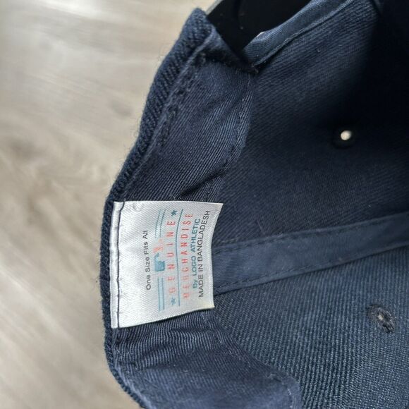 Vintage Atlanta Braves Hat Snapback MLB Logo Athletic Puma Blue Wool Blend Cap - Picture 5 of 9